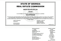 Georgia Real Estate License